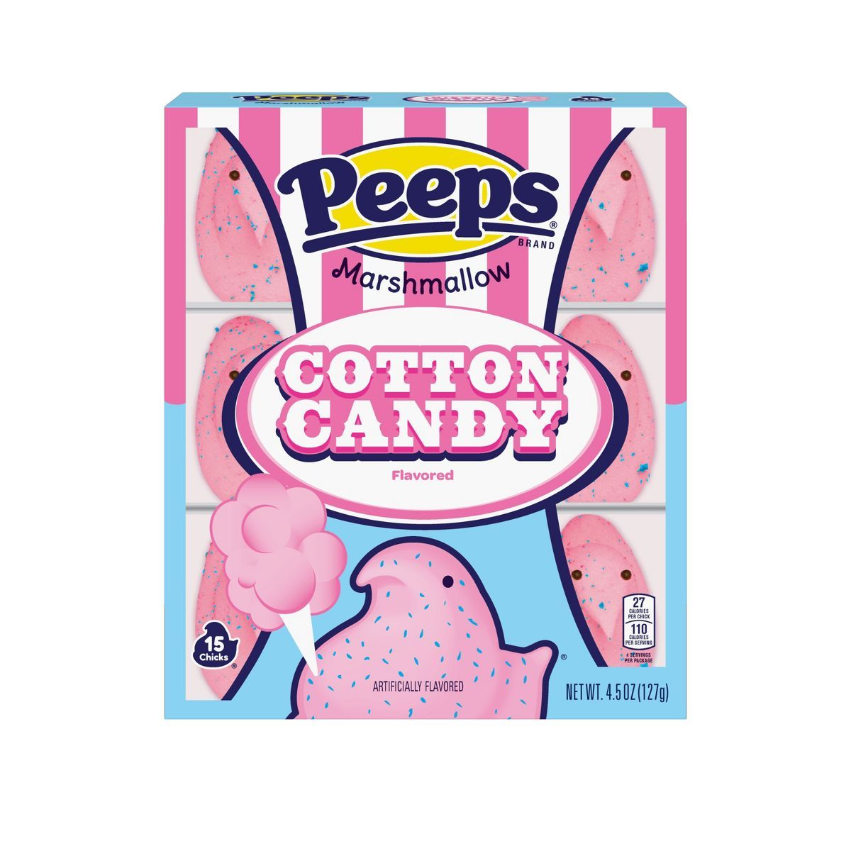 Peeps Easter Cotton Candy Chicks - 4.5oz/15ct | Target