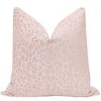Cougar Chenille // Blush COVER ONLY  pink animal print  chenille throw pillow  designer pillow  leopard print pillow  pink pillow | Etsy (US)