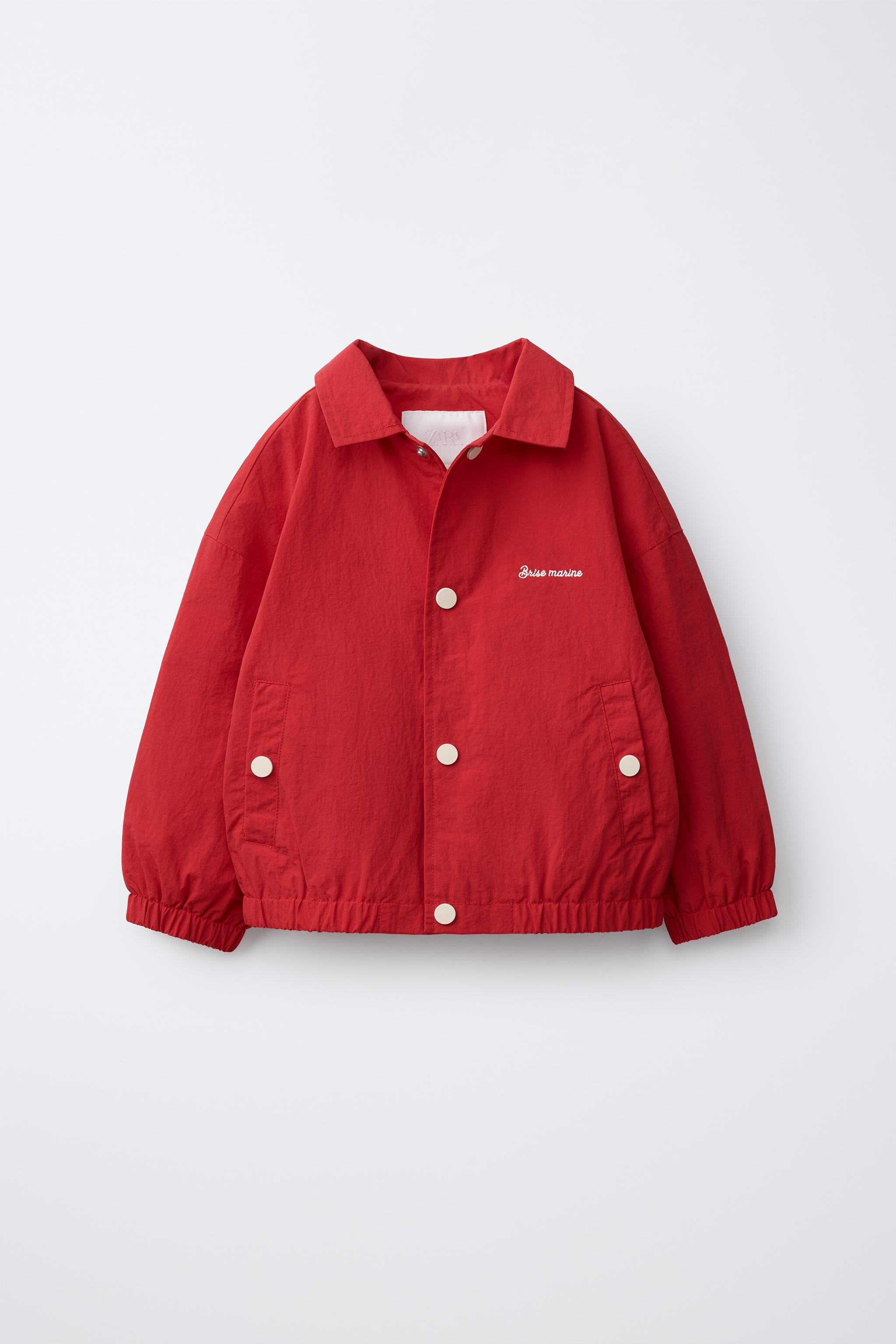 LEICHTE REGENJACKE MIT WASSERABWEISENDER STICKEREI | Zara DE
