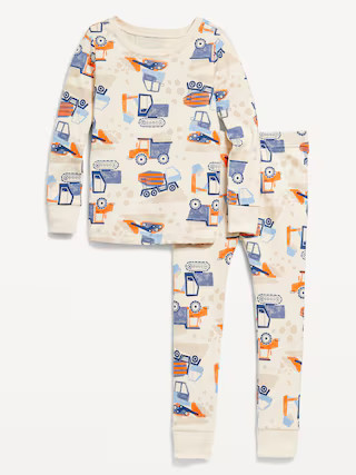Snug-Fit Printed Pajama Set for Toddler & Baby | Old Navy (US)