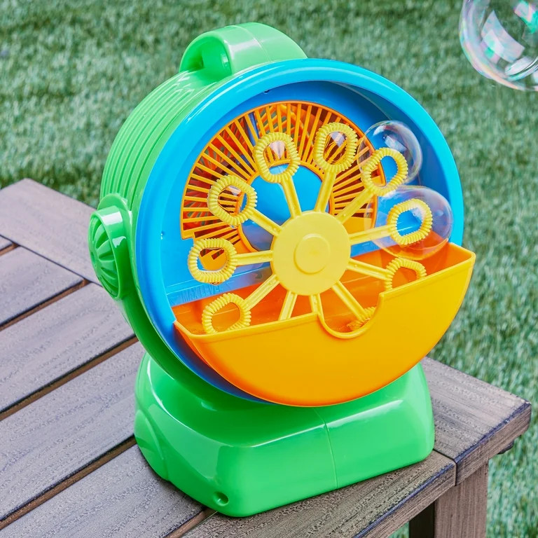 Play Day Mega Bubble Blower, Battery Operated, Bubble Blowing Toy Machine | Walmart (US)
