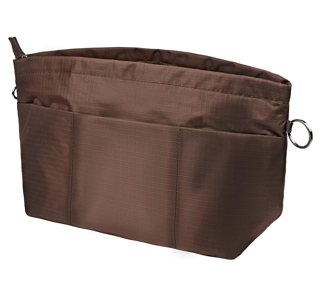 Vercord Handbag Purse Tote Pocketbook Organizer Insert Zipper Closure 11 Pockets 3 Sizes Many Col... | Amazon (US)