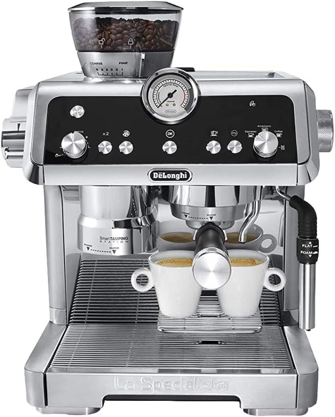 De'Longhi La Specialista Bean to Cup Pump Espresso Coffee Machine, Silver EC9335.M | Amazon (UK)