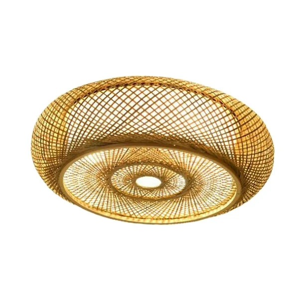 Bamboo Woven Lampshade Living Room Aisle Ceiling Lamp Light Shade Decorative New - Walmart.com | Walmart (US)