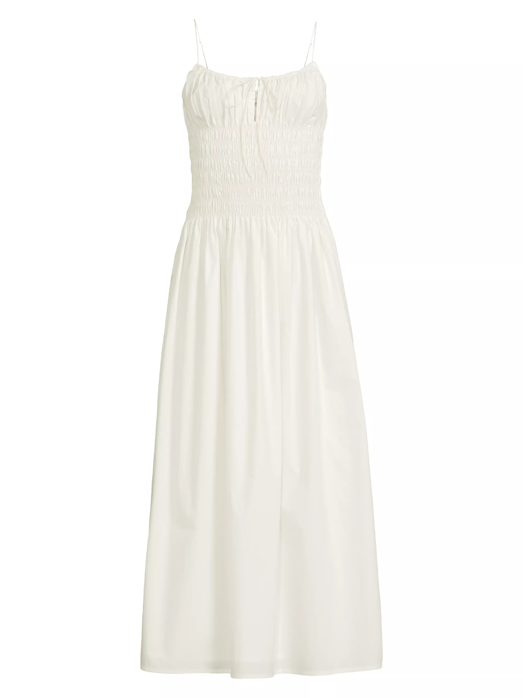 Aya Smocked Cover-Up Midi-Dress | Saks Fifth Avenue