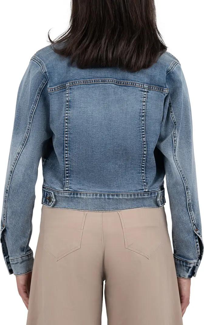 Angela Crop Denim Jacket | Nordstrom