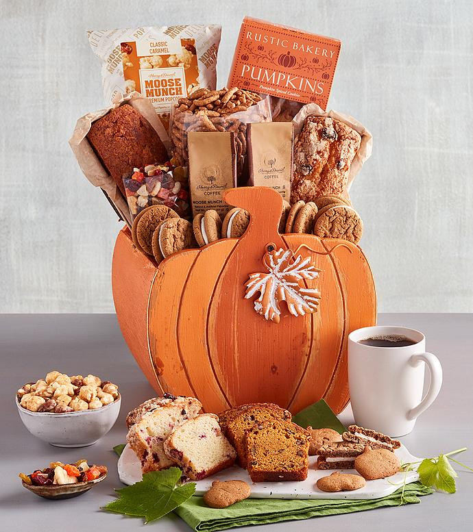 Pumpkin-Shaped Gift Basket       4.9 star rating   84 Reviews | Harry & David