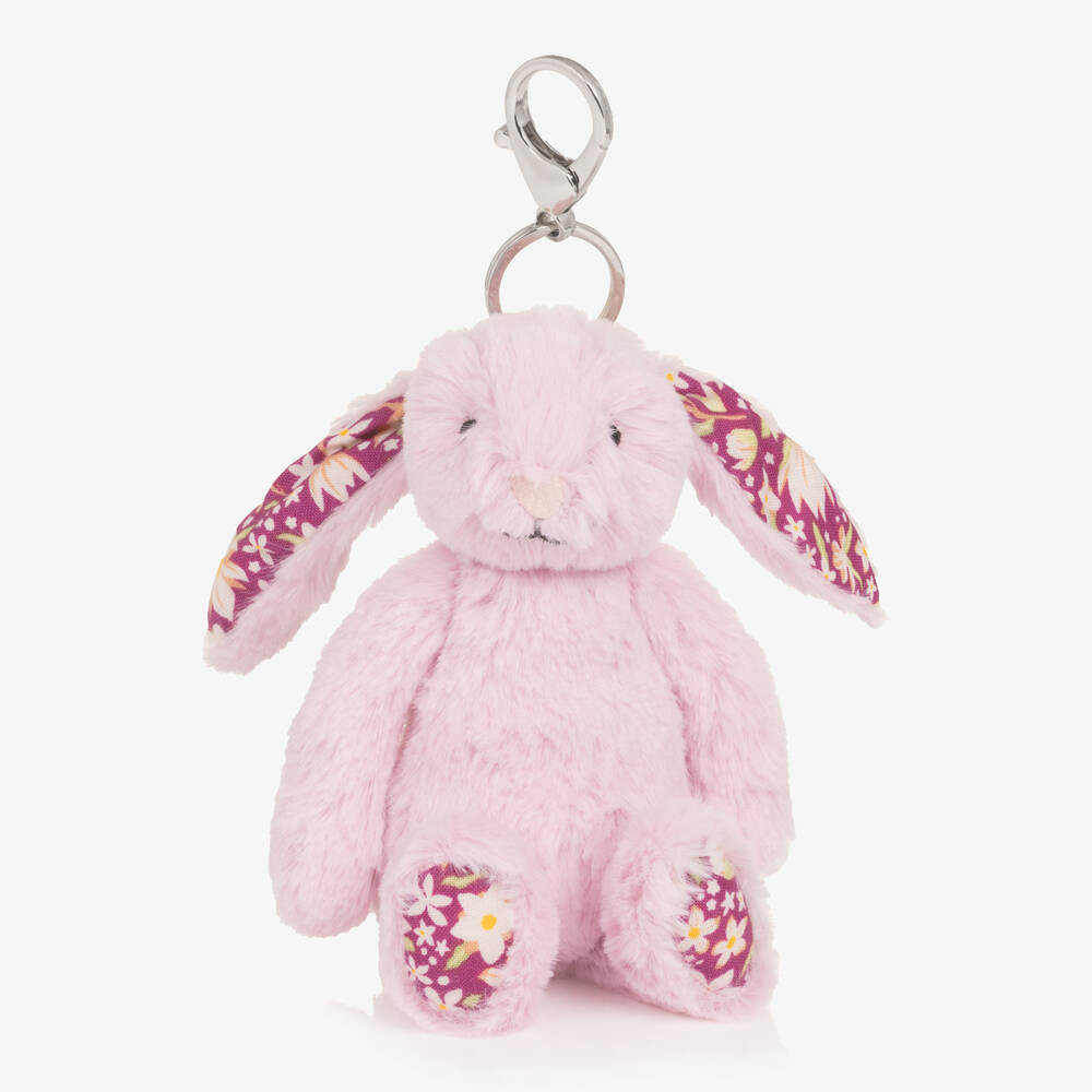 Jellycat Girls Pink Thistlepop Blossom Bunny Bag Charm (14Cm) | Childrensalon