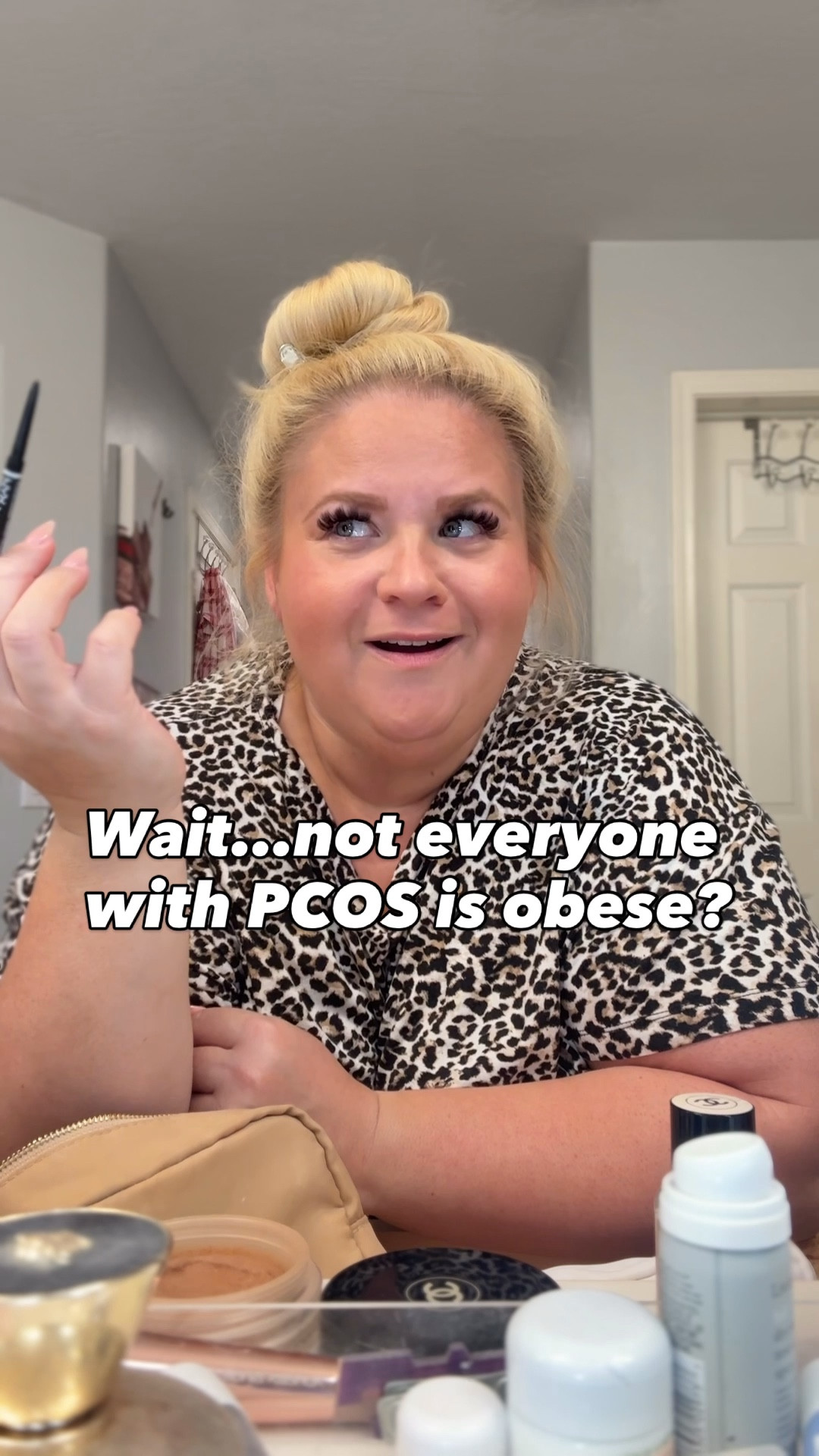For most of my life, I thought I was just destined to be obese because I have PCOS.

I’ve been overweight since I was a kid. I have insulin resistance. I always assumed it was all connected and that losing weight would be next to impossible.

But not everyone with PCOS is obese.

So that made me stop and think.

Was it PCOS?
Was it insulin resistance?
Was it my habits?
Was it all of it feeding each other?

I’m still obese. The scale says 259. But my A1C is 5.8. My triglycerides went from 150 to 75. I’ve lost inches from Pilates even when the scale barely moved. My metabolic health is better than it’s been in years.

I’m not pretending to have the answer. I’m just questioning the story I told myself for decades.

If you have PCOS and you’ve ever felt like your body was just “how it is,” I see you.

I’m trying to become the version of me with PCOS who isn’t defined by it.

#LTKdayinmylife #LTKPlusSize #LTKgrwm