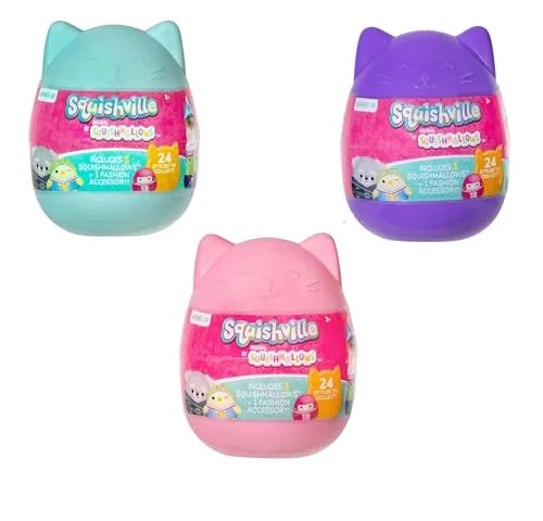 Squishmallows Squishville, Series 10: 3 Pack - Official Kellytoy - Collectible Mini Stuffed Anima... | Walmart (US)