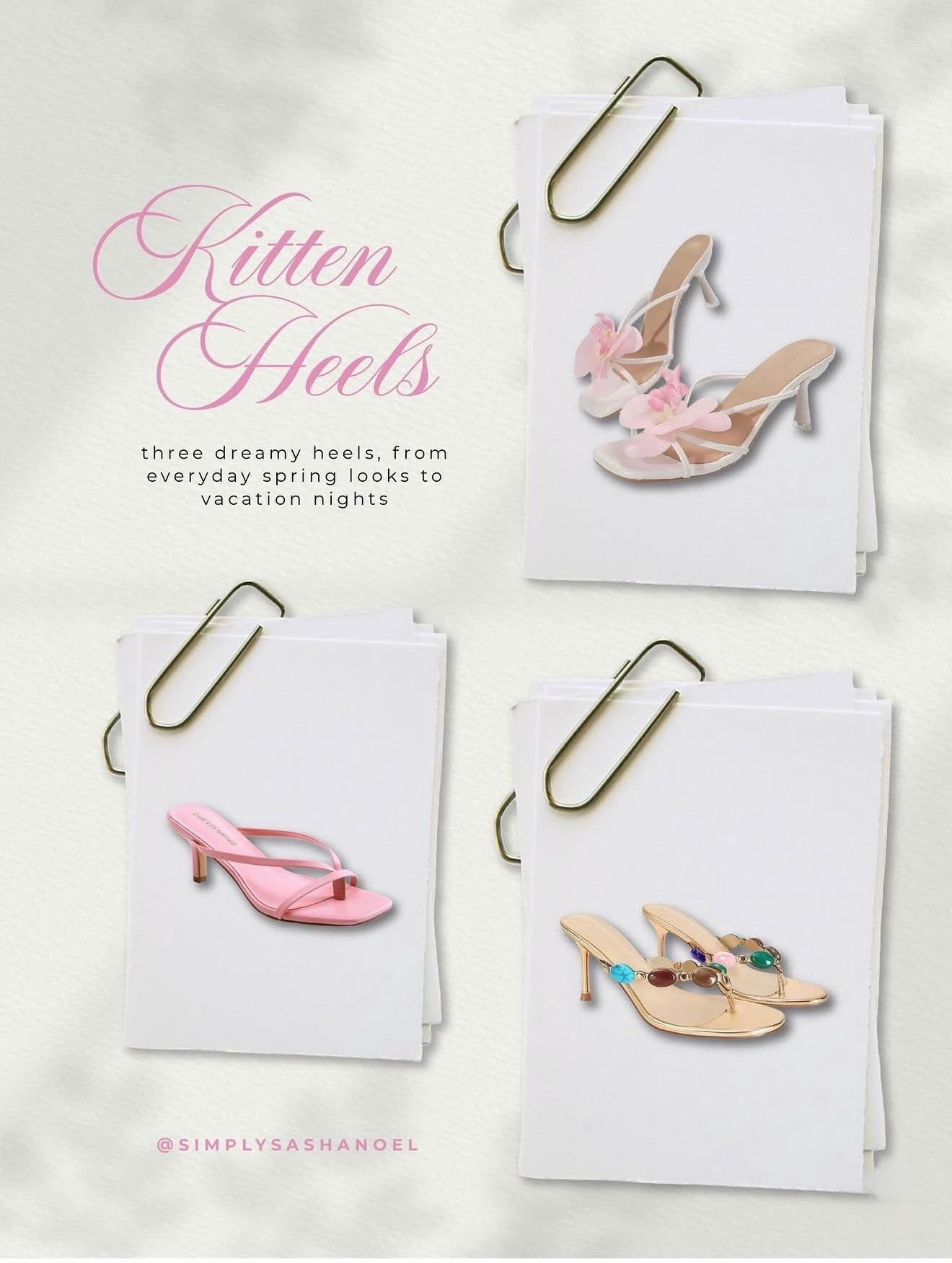 Kitten heels are the definition of effortless elegance. 👠✨ Whether you’re dressing up denim, styling a sundress, or heading out for dinner, these pairs add just the right amount of polish without sacrificing comfort. These are the styles you’ll keep reaching for.

#LTKShoes #KittenHeels #ClassicStyle #LTKFashion