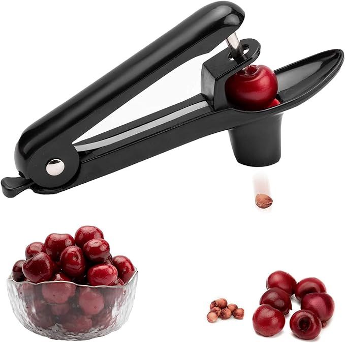 Cherry Pitter Tool Cherries Corer Pitter Tool Stainless Steel Fruit Pit Remover for Cherry Jam wi... | Amazon (US)