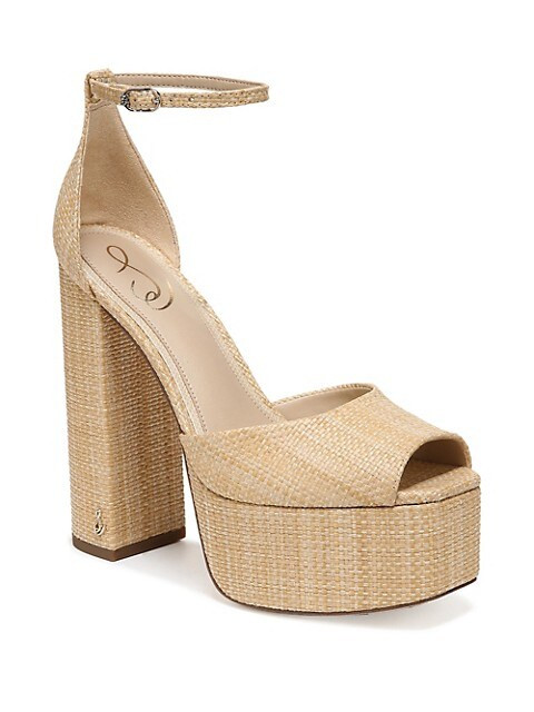 Kori 110MM Raffia Platform Sandals | Saks Fifth Avenue