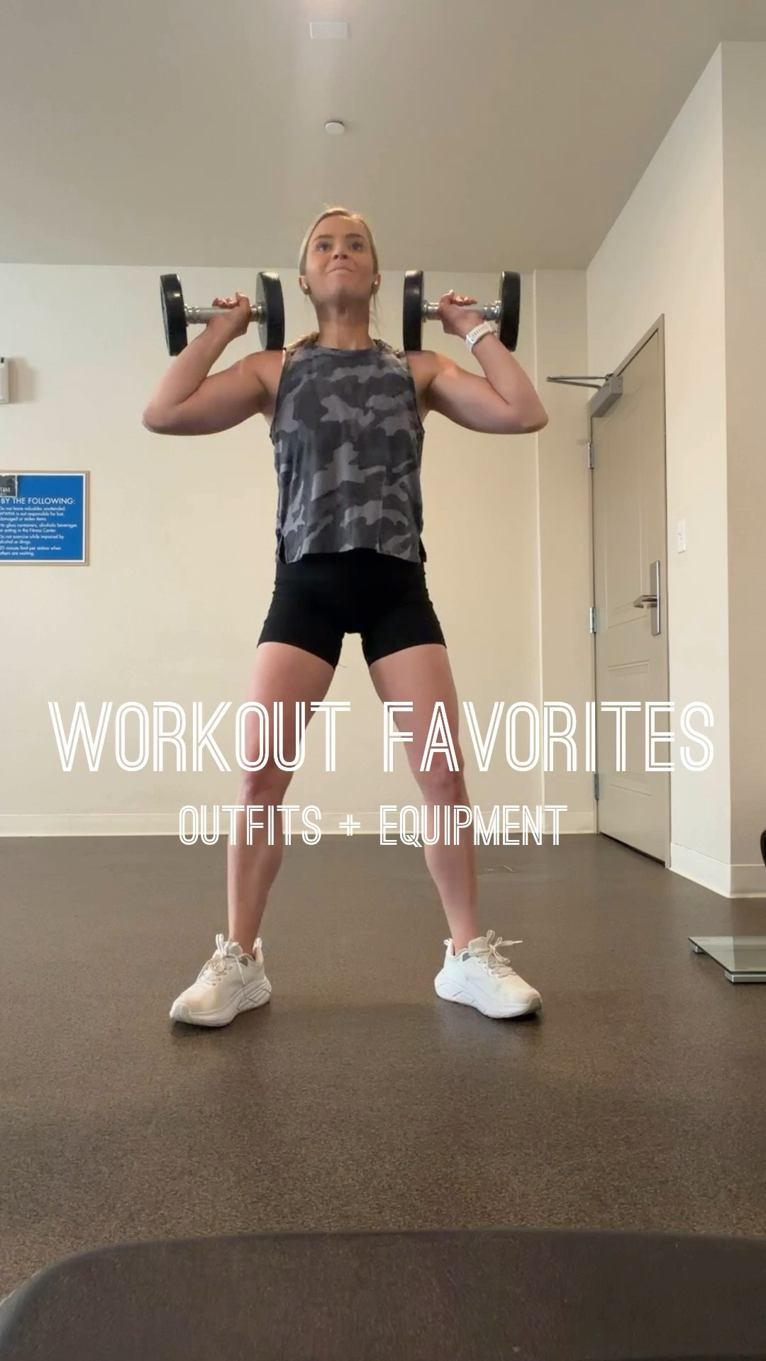 Workout / fitness favorites 

Home gym equipment 
Workout clothes / activewear / athleisure 
Amazon shoes I love

#LTKfitnessgoals #LTKActive