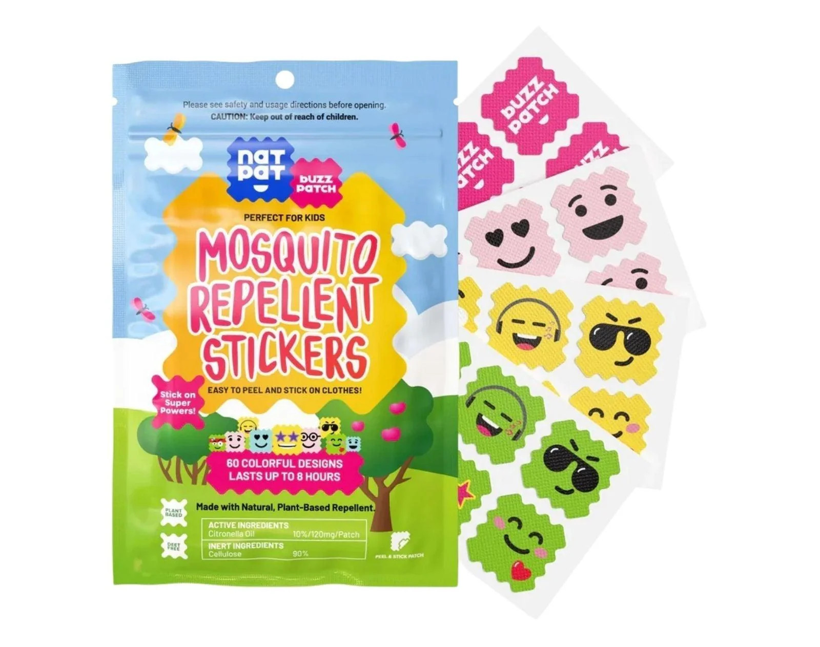 BuzzPatch Mosquito Repellent - 24 Patches | Ten Little