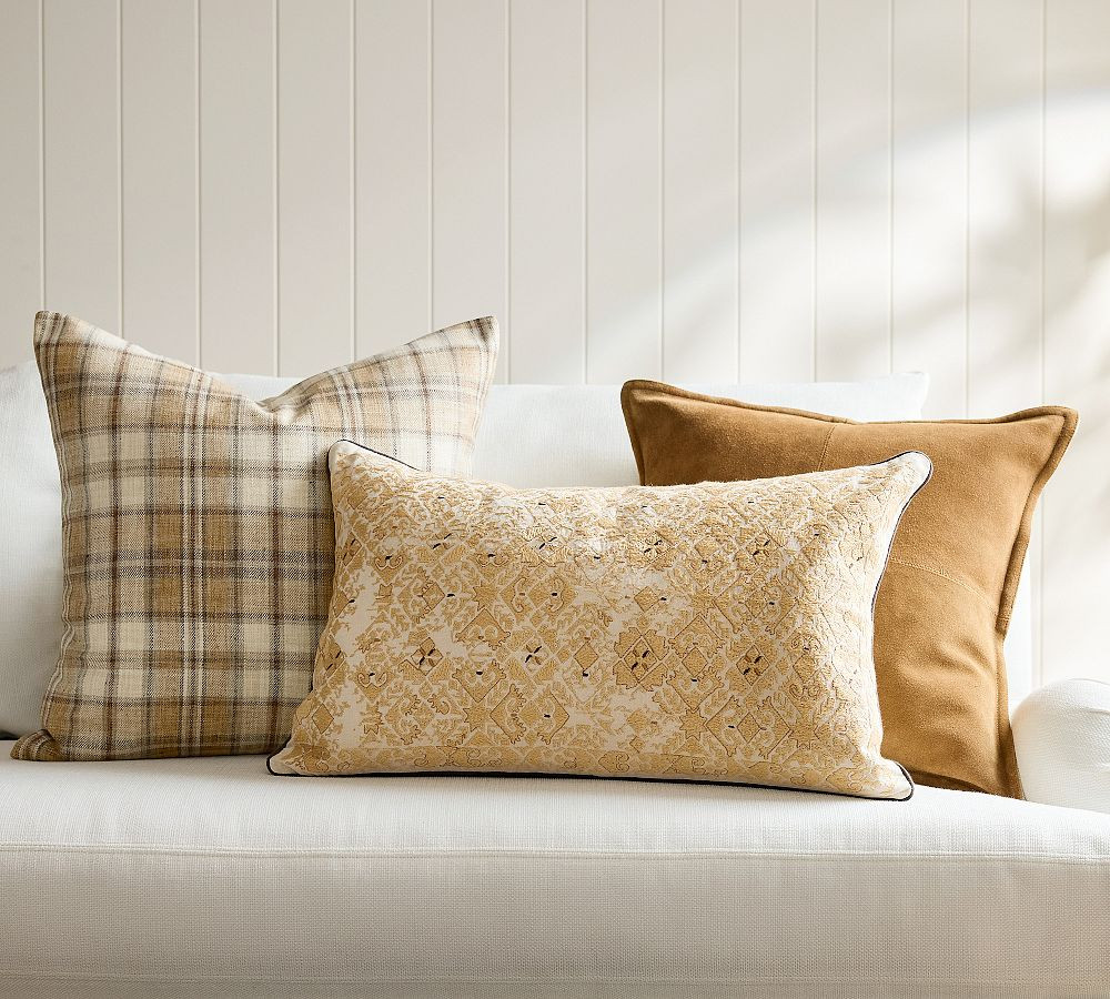 Cedrick Plaid Pillow Cover | Pottery Barn (US)