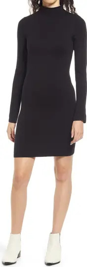 Babysoft Long Sleeve Mock Neck Knit Dress | Nordstrom