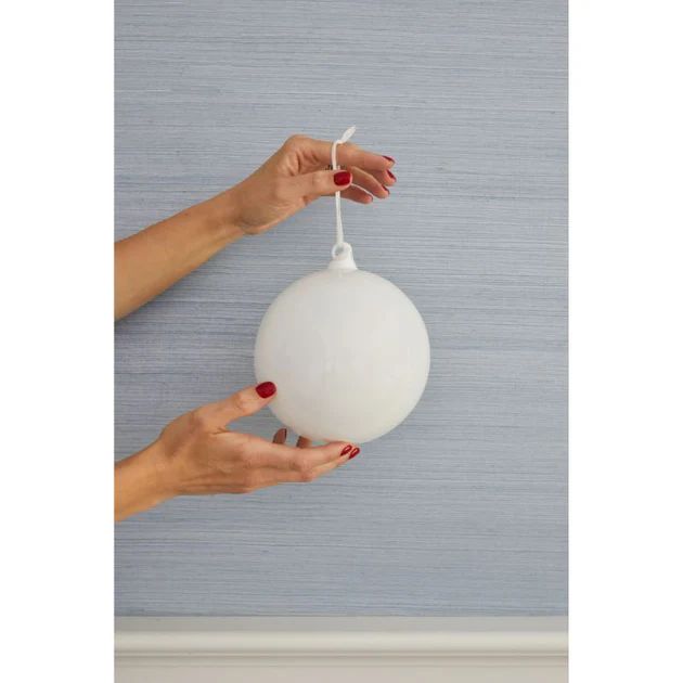 Winter White Orb Ornament - Set of 3 | Cailini Coastal