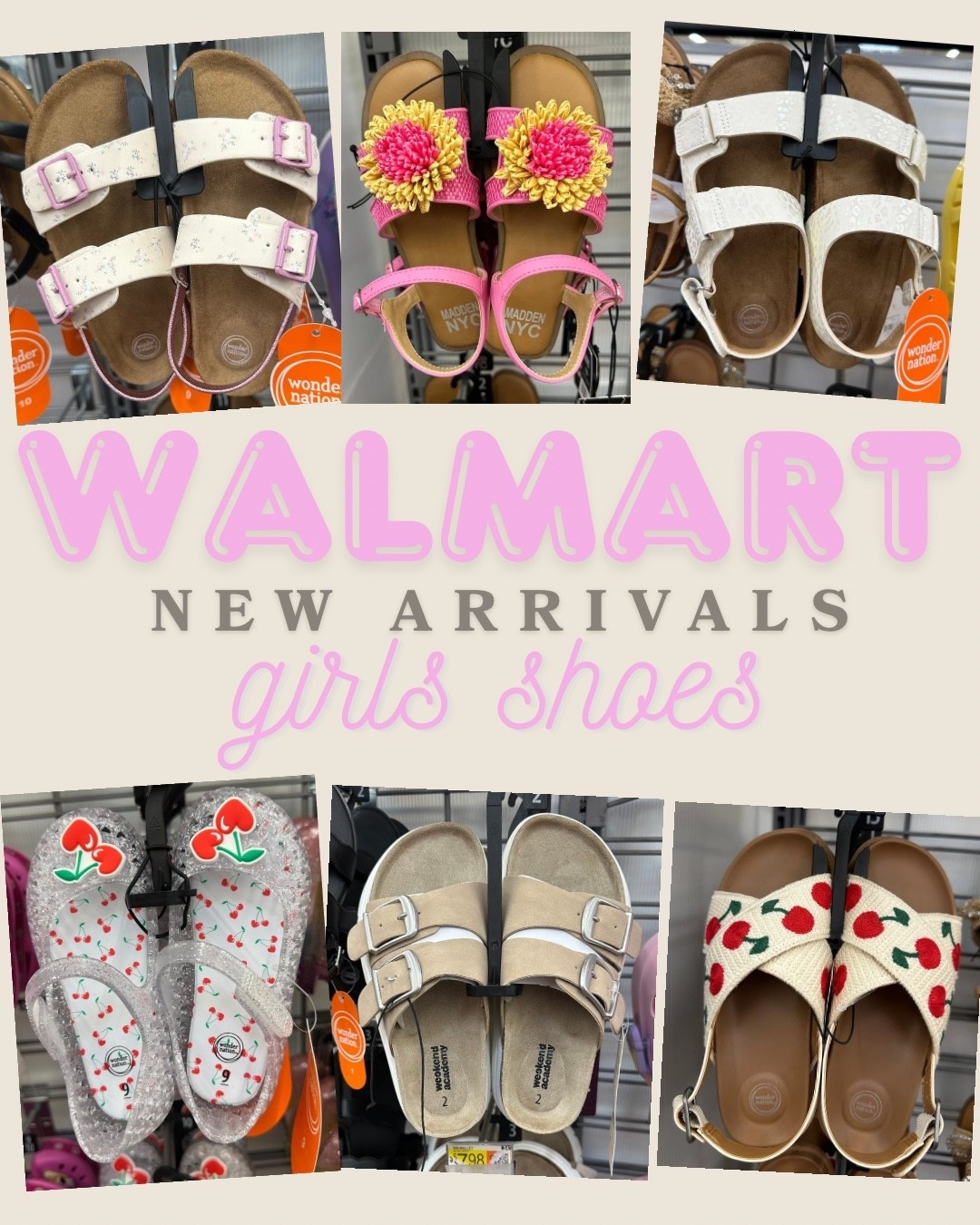 Walmart girls spring shoes! So many new arrivals for kids! #walmart #kids #shoes #sandals #walmartshoes #walmartkids 

#LTKU #LTKBaby #LTKKids