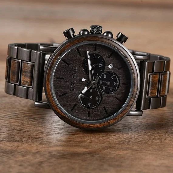Fathers Day Gift for Him,Wood Watch,Personalized Watch,Engraved Watch,Wooden Watch,Groomsmen Watc... | Etsy (US)