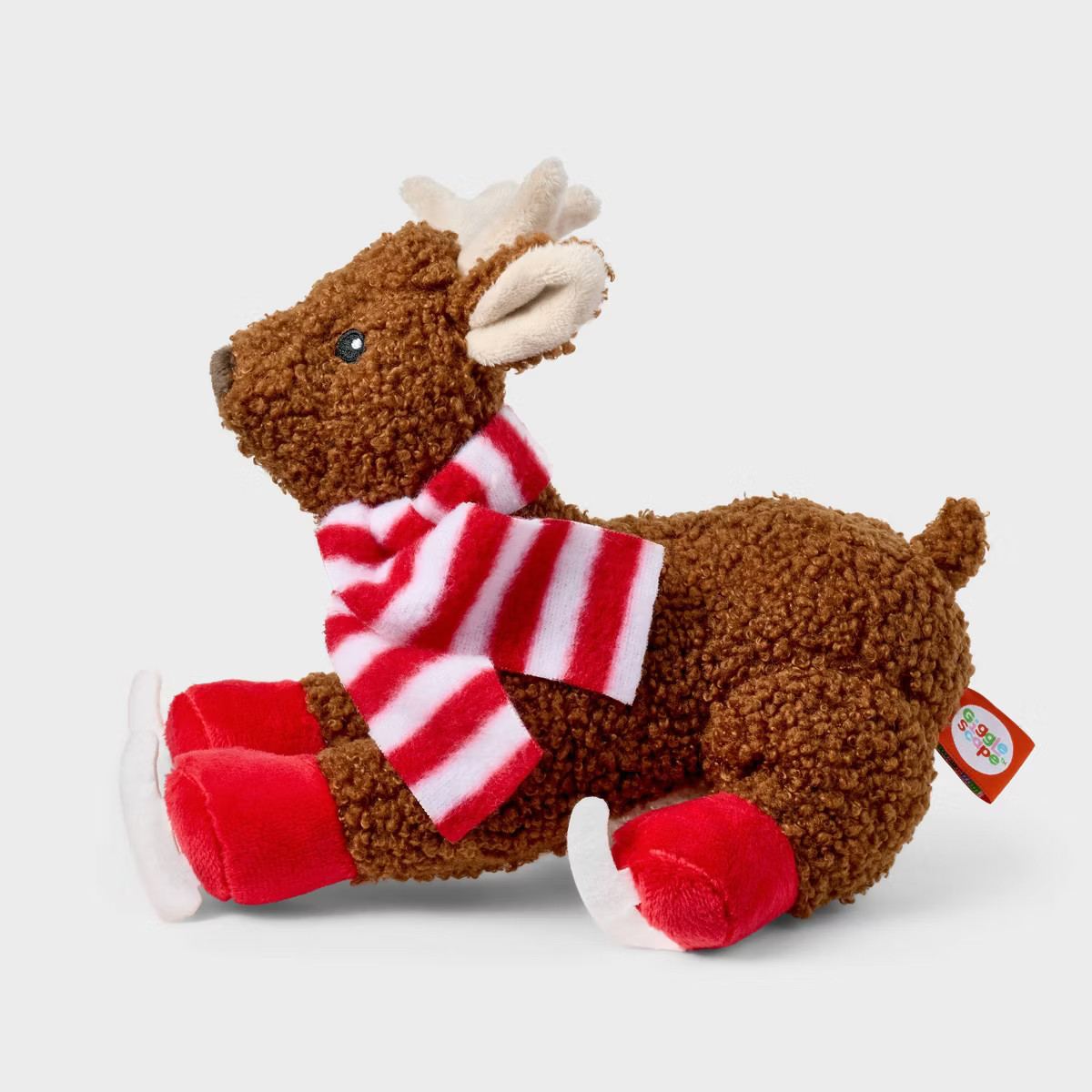7" Reindeer with Scarf & Ice Skates Stuffed Animal - Gigglescape™ | Target