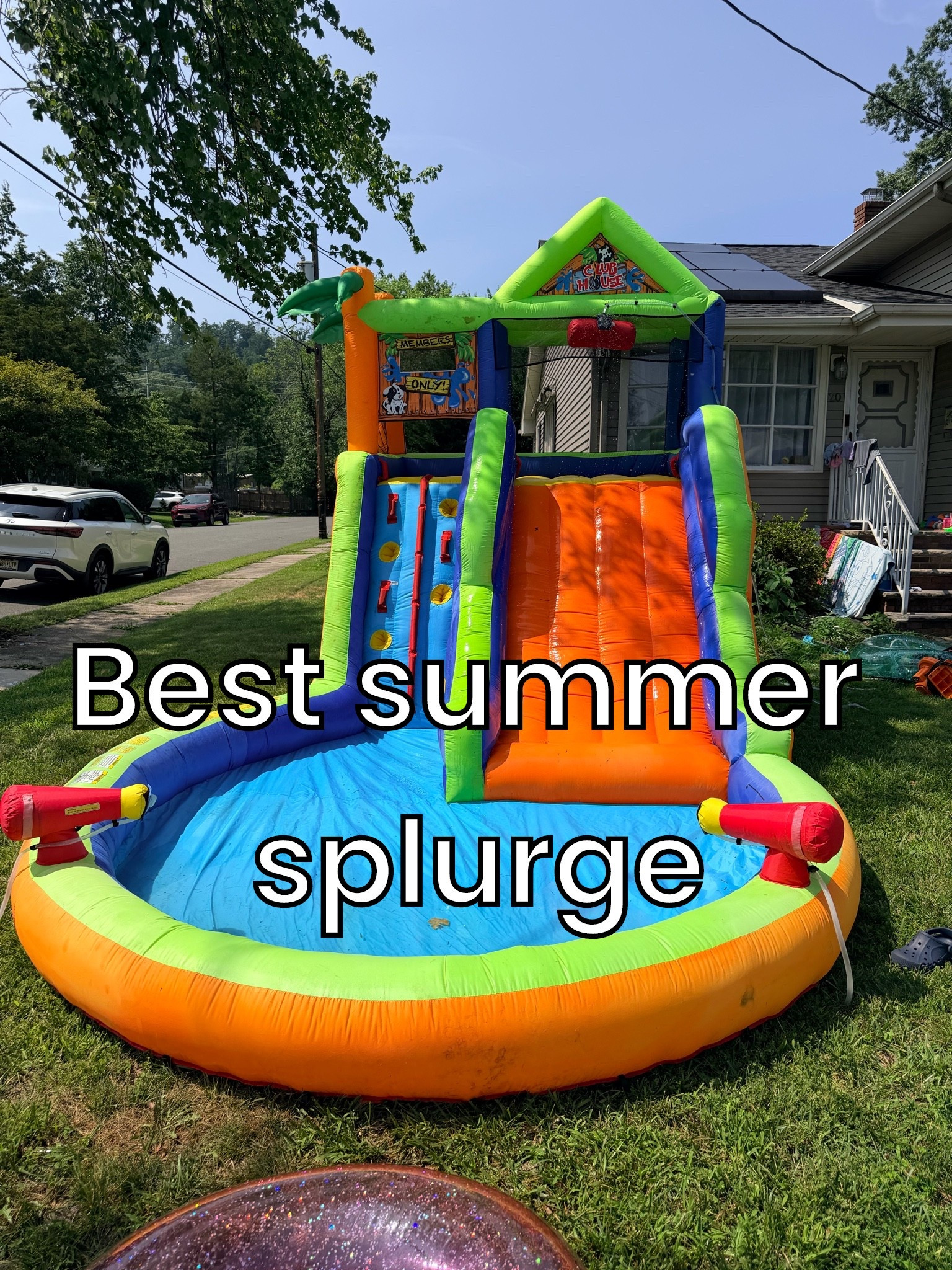 This is our 3rd summer with this water slide so I can’t find the link for this one but any from Banzai is a win!

#LTKmomlife #LTKdayinmylife #LTKSwim