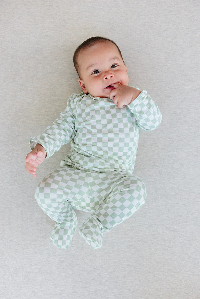 Fern Chequer Sleeper | Solly Baby