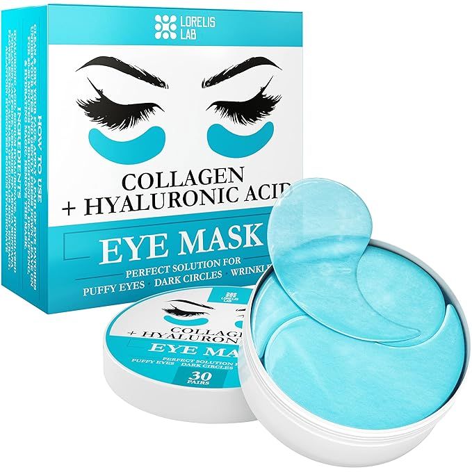 Under Eye Mask for Puffy Eyes, Dark Circles, Eye Bags, Puffiness, Wrinkles - Hydrating Under Eye ... | Amazon (US)