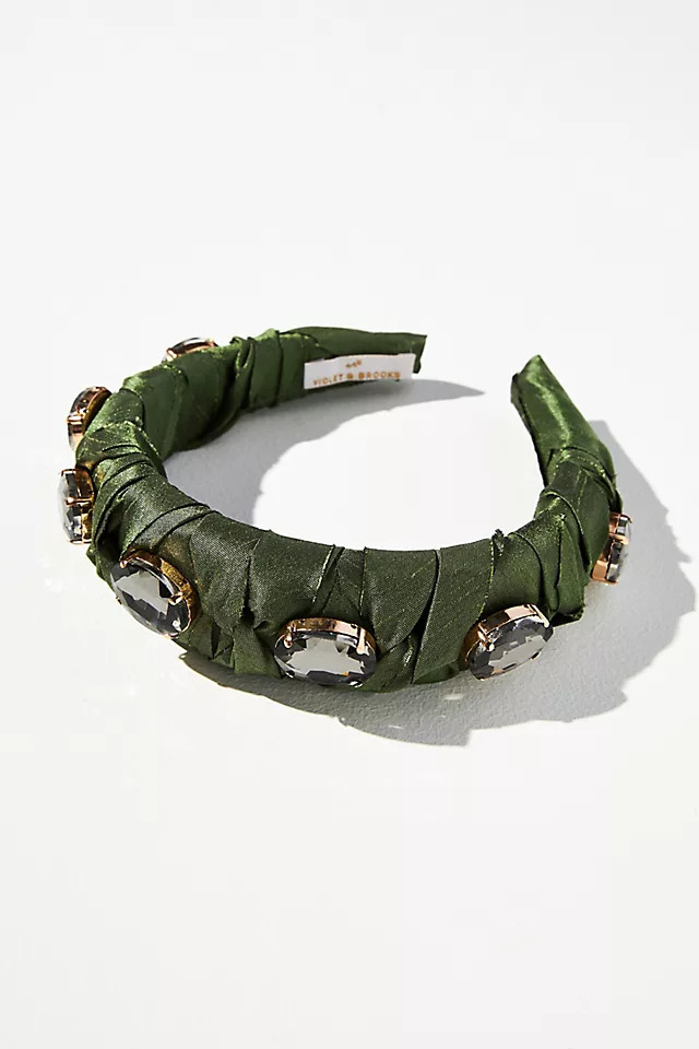 Statement Crystal-Embellished Headband | Anthropologie (US)