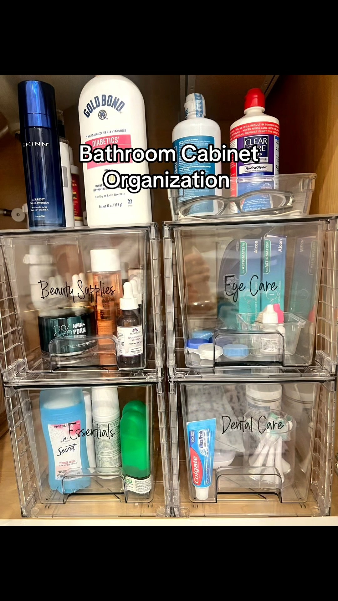 These stackable acrylic drawers make under the sink so much easier to keep organized and make getting ready in the morning easier  Everything is linked below.

#LTKmorningroutine #LTKHome