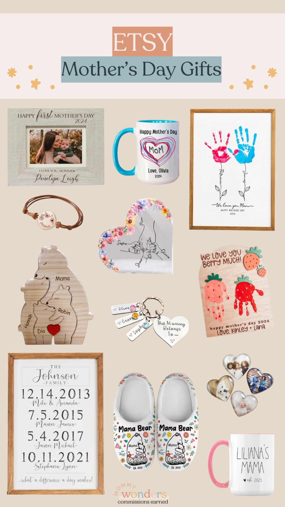 Personalized Mother’s Day gift ideas on Etsy! Order now to try to get it here in time! 

#LTKGiftGuide #LTKkids #LTKbaby