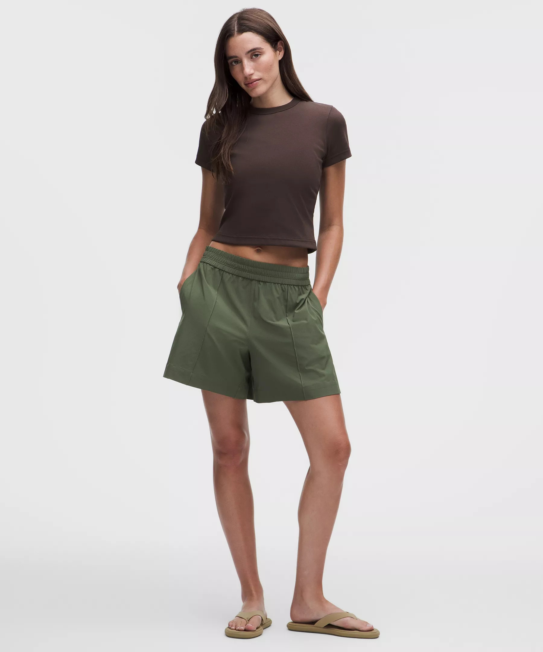 Breezily Mid-Rise Short 6 | Lululemon (US)