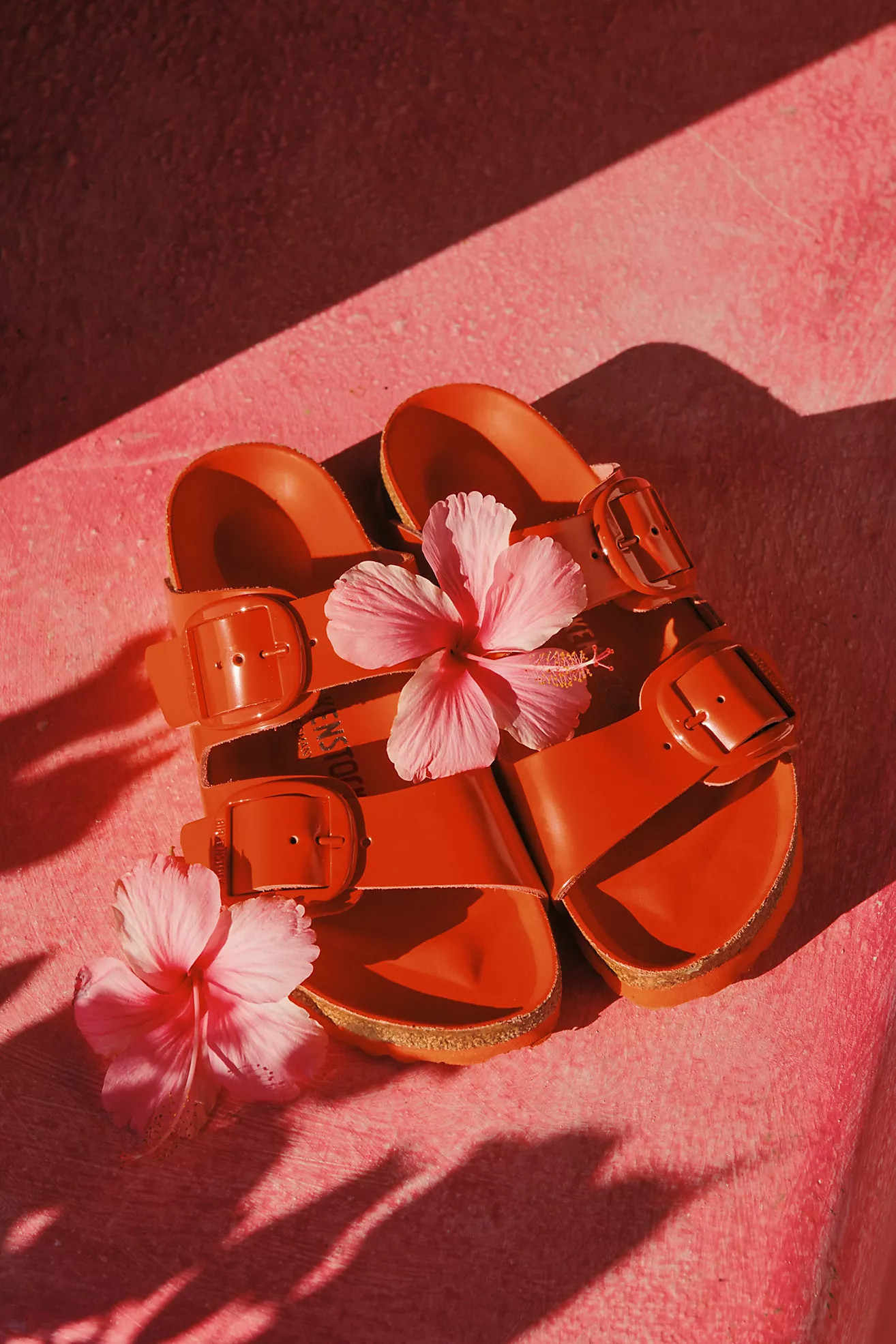 Arizona Big Buckle High Shine Birkenstock Sandals | Free People (Global - UK&FR Excluded)