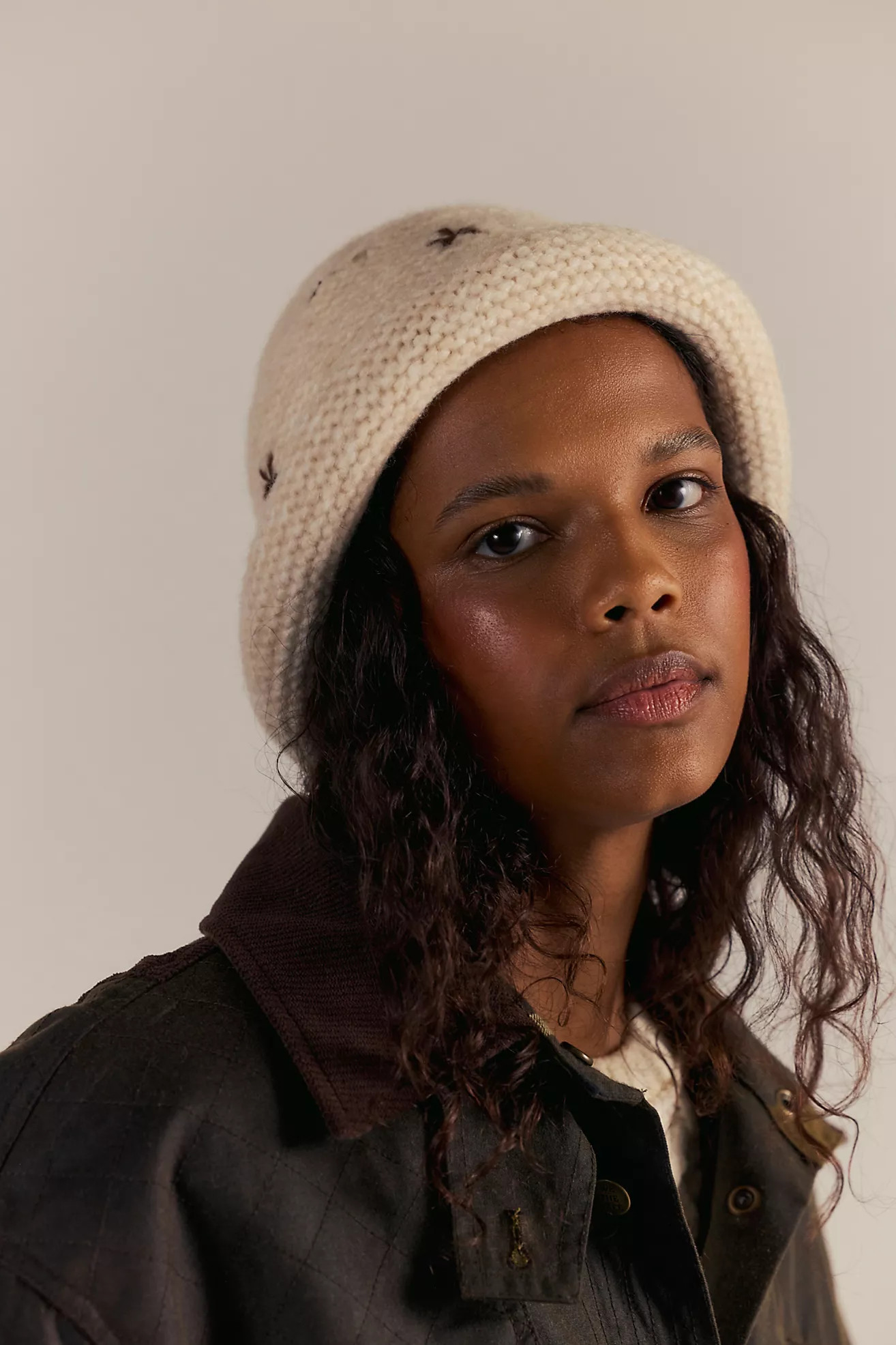 Daisy Knitted Bucket Hat | Free People (UK)