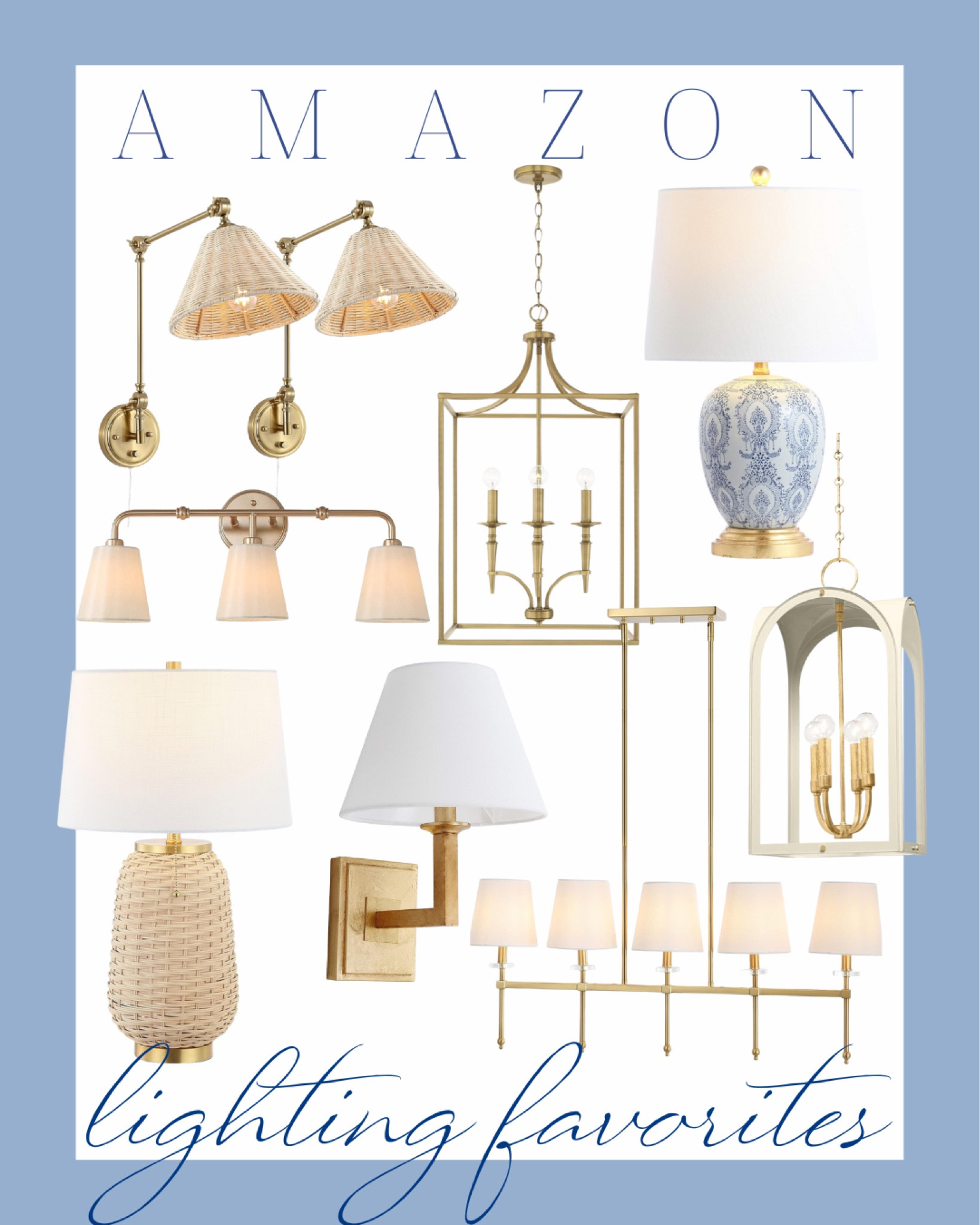 lighting favorites | sconces | lamps | overhead lighting | porch lighting | chandelier | bathroom lighting | dining room lighting | rattan | brass 

#LTKhome