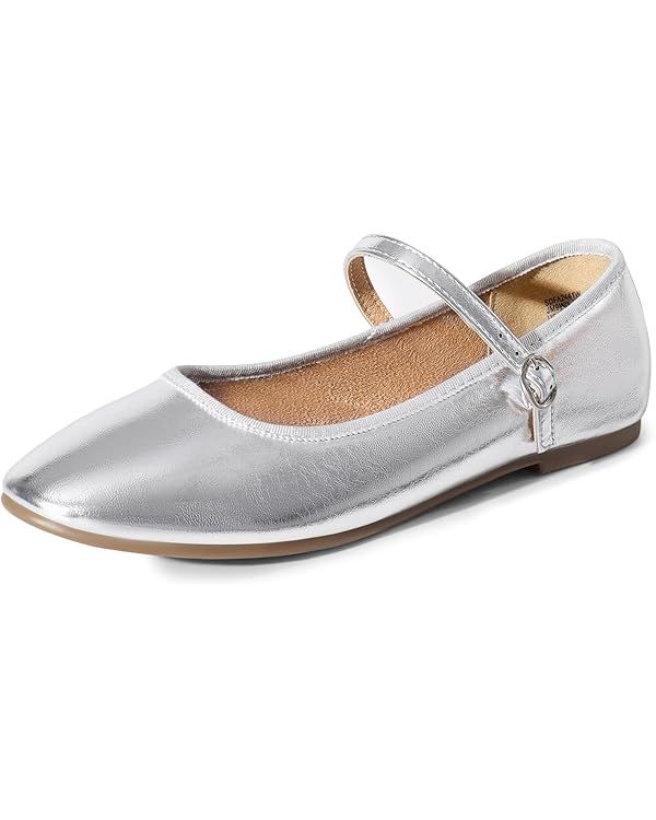 DREAM PAIRS Women's Ballet Flats Mary Jane Shoes, Round Toe Comfortable Dressy Casual Slip-on Wor... | Amazon (US)