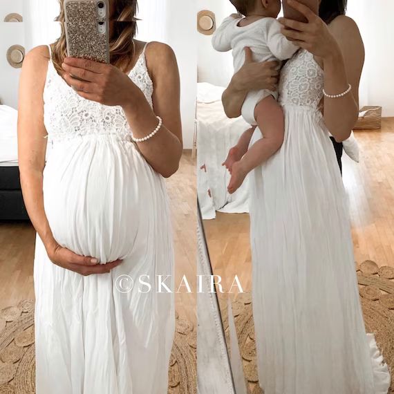 Maternity Boho Dress, Maternity Bohemian Dress, Maternity Dress, Baby Shower Dress, Maternity Pho... | Etsy (US)