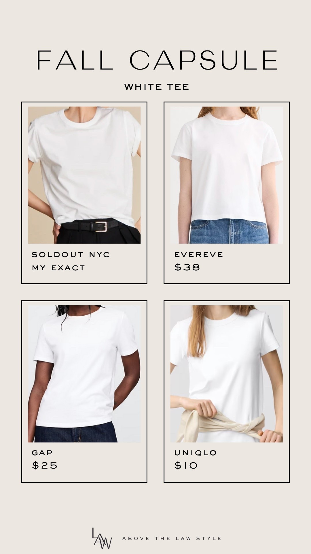 Fall Capsule: White Tee

#LTKFindsUnder50 #LTKFindsUnder100 #LTKStyleTip