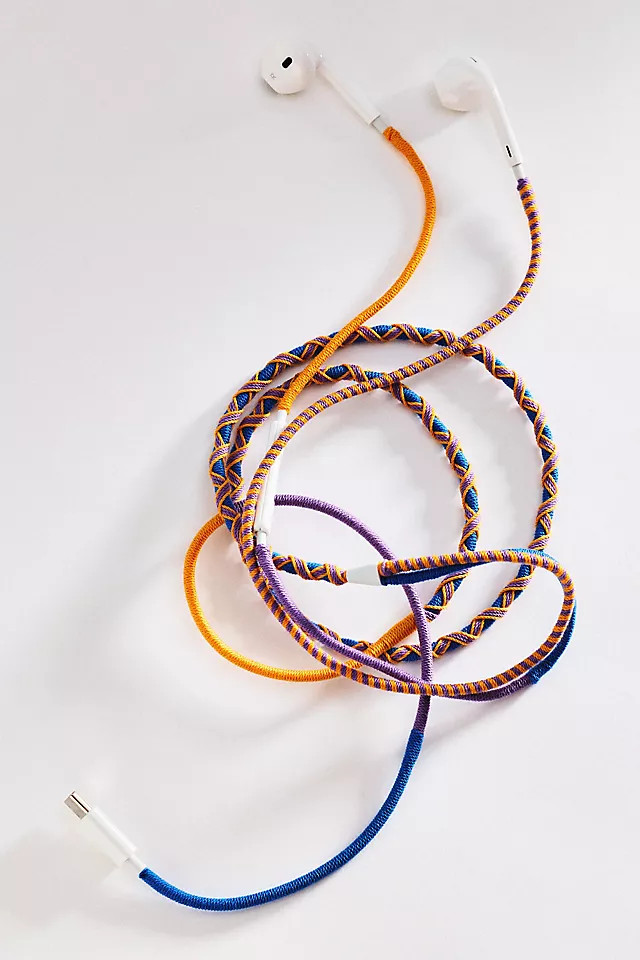 Braided Thread Wire Headphones | Anthropologie (US)