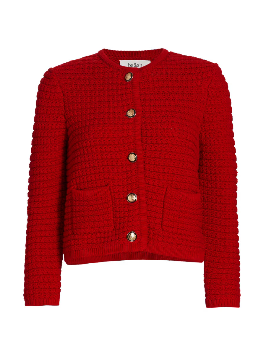 Gaspard Knit Cotton-Blend Cardigan | Saks Fifth Avenue