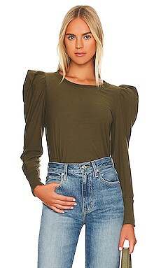 Romy Modest Top in Deep Teal | Revolve Clothing (Global)