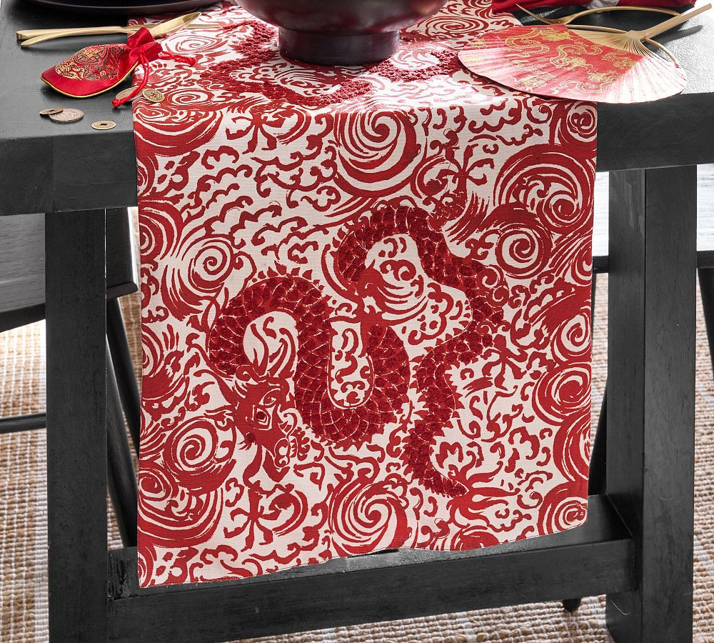 Lunar New Year Table Runner | Pottery Barn (US)