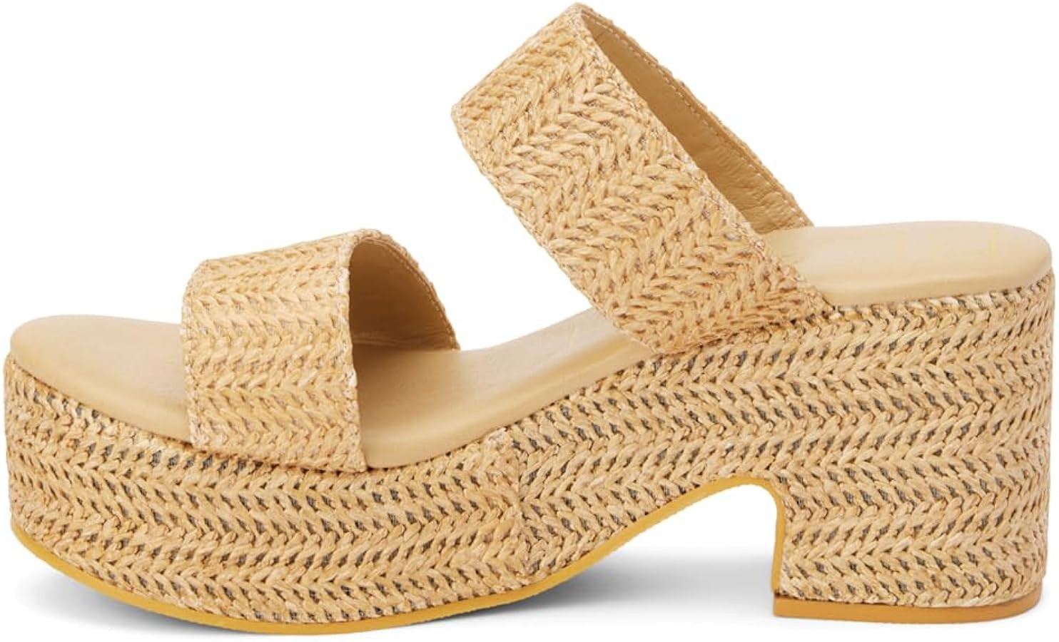 BEACH by Matisse Womens Ocean Ave Platform Athletic Sandals Casual Low Heel 1-2" - Beige | Amazon (US)