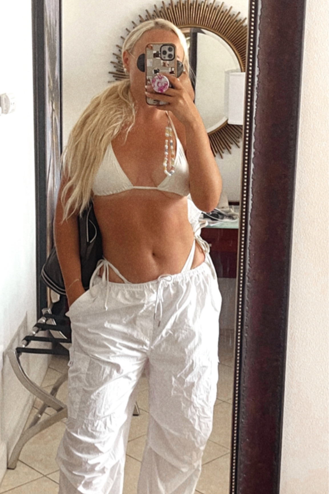 When your legs are burnt but you have one more day of island sun paradise. These lightweight cargo parachute pants are on sale right now! Under $30 - they are sold out of the white but going to cop the other colors soon

#LTKunder50 #LTKstyletip #LTKtravel