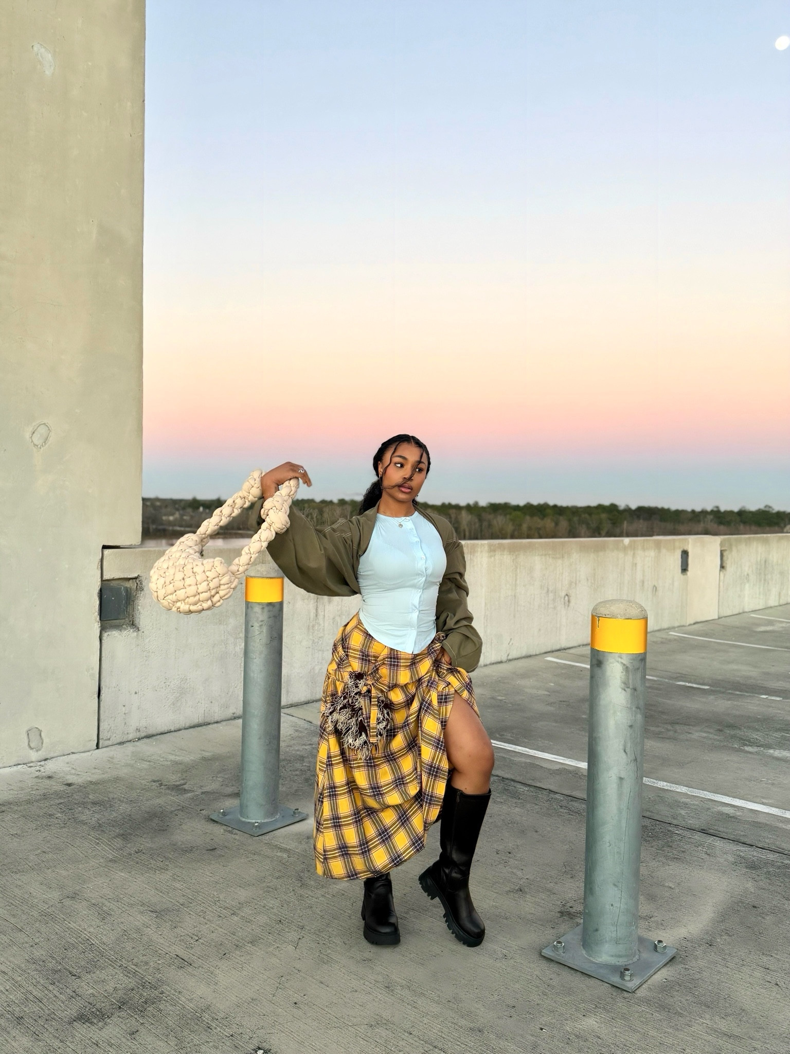 OutfitoftheDay🩷🩷
✨ Styling hacks: 
- the sleeves are baggy pants 
- the skirt is the same length but I pinned it up 
- forgot my earrings so I used pins lol
- I tied a distressed had to the skirt just to add an extra element 

 #ootd #outfitinspo #itgirloutfits #styling #stylingoutfits #stylinginspo

#LTKFindsUnder100 #LTKFindsUnder50 #LTKStyleTip