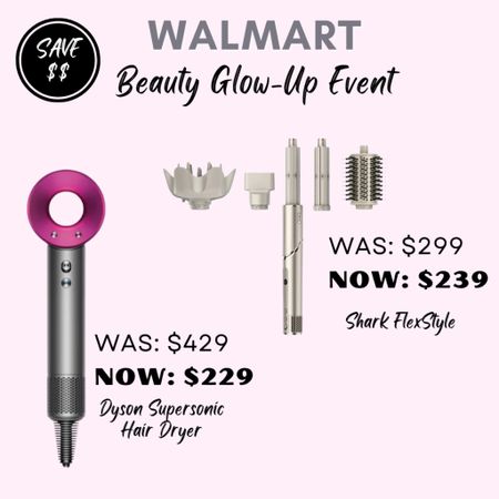 Walmart beauty glow up event faves! Dyson hair dryer and Shark Flex Style on sale! 

#walmartdeals



#LTKbeauty #LTKSeasonal #LTKsalealert