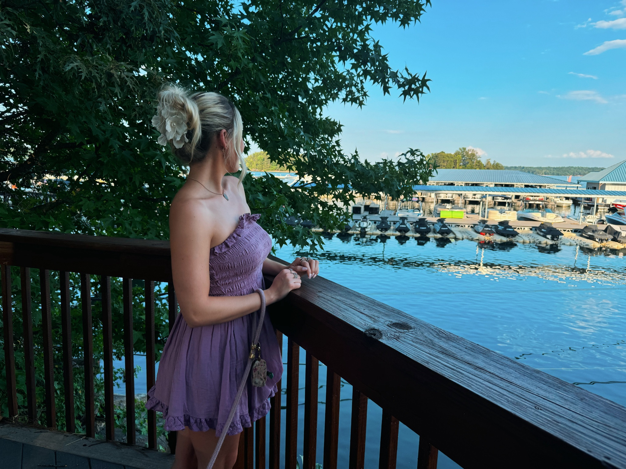 corset blue mini dress Light Blue Puff Sleeve Babydoll Dress - Dress