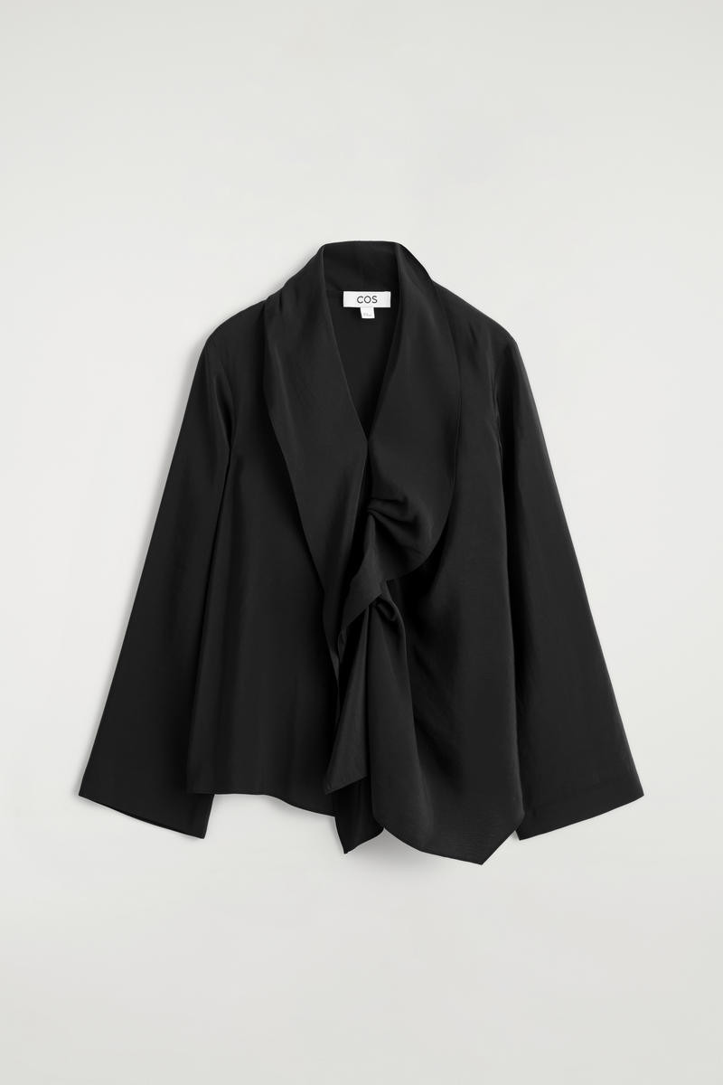 Ruffled Draped Blouse | COS UK