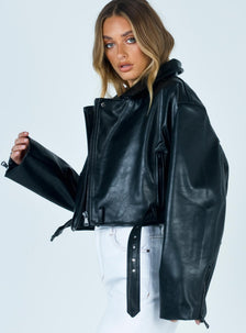 Staten Island Jacket Black | Princess Polly US