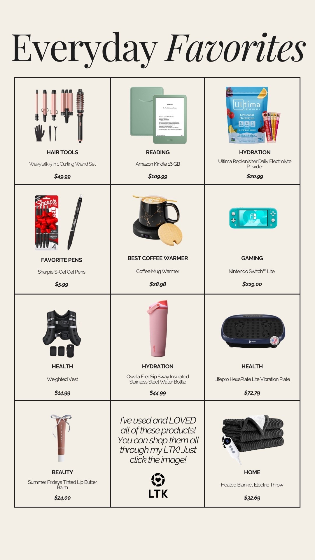 I use these products almost everyday! Obsessed with them all! 

#LTKBeauty #LTKmomlife #LTKmorningroutine